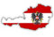 Auto Aufkleber, Car Sticker Österreich, Austria. Konturgeschnitten. (ca. 11 cm)