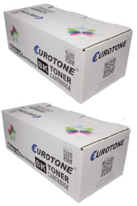 Eurotone 2X Ersatz Toner kompatibel für Brother DCP 7030/7045 / HL 2140/2150 / MFC 7320/7440 / 7840, TN-2110/2110, Druckerpatronen