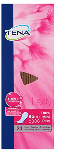 6 x TENA Lady Ultra Mini Plus 24 Liners