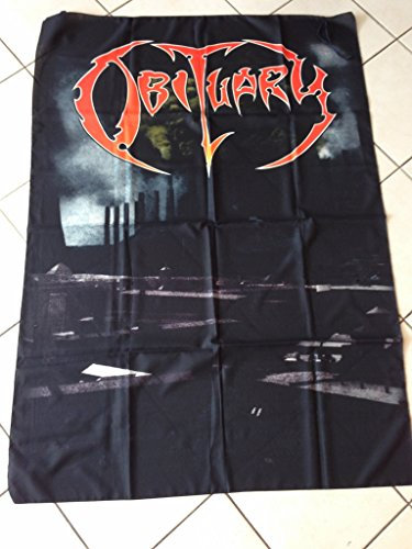 Obituary – Trauer Flagge, Schwarz, 133 x 94 cm