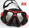 YEESAM SWIM Tauchermaske kurzsichtig Diving Tauch Schnorchel Maske NEARSIGHTED Verschreibung RX Sehstärke (Different 2 Augen)