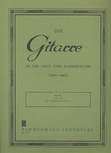 Quartett opus.15: für 4 Gitarren