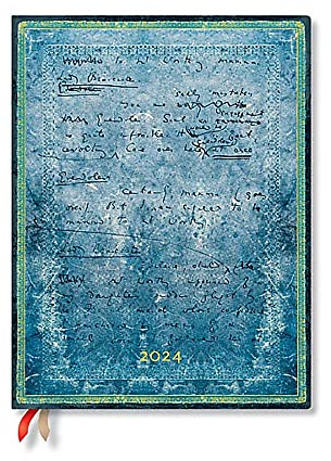 Paperblanks Flexi 12-Monatskalender 2024 Wilde, The Importance of Being Earnest, Day-at-a-Time - Ultra (230 x 180), Englisch (Feiertage International)