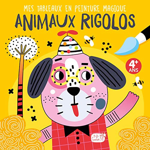 Animaux rigolos : Avec 1 pinceau