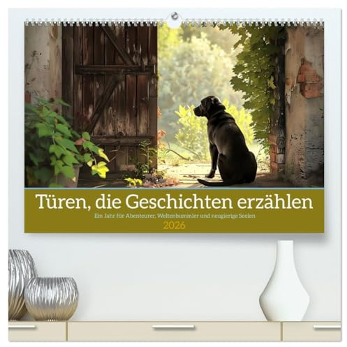 Türen, die Geschichten erzählen (hochwertiger Premium Wandkalender 2026 DIN A2 quer), Kunstdruck in Hochglanz: Eine Einladung, die Neugier zu wecken (CALVENDO Wissenschaft)