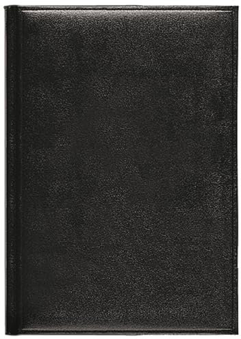 Buchkalender Chef-Timer Balaton schwarz 2026: Terminplaner mit Tageskalendarium. Din A5 Terminkalender 1 Tag 1 Seite. Extra Platz für Notizen.