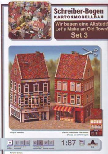 Aue-Verlag 9 x 9 x 18 cm Old Town-Set Modellsatz (3-teilig).