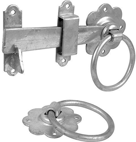 Torriegel mit Ringgriff, 15,2 cm, verzinkt