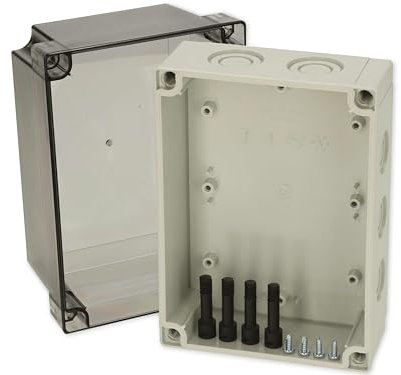 Fibox PCM 150/125 T 6016916 Universal-Gehäuse 180 x 130 x 125 Polycarbonat Lichtgrau (RAL 7035) 1 St.