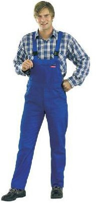 Planam BW270 Latzhose, Blau Blau Hydronblau