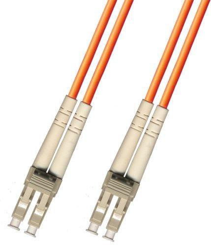 Cavo in fibra ottica duplex multimodale da 30 metri (50/125) - LC a LC - arancione
