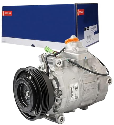 DENSO DCP02006 Kompressor, Klimaanlage | Kompatibel mit: AUDI A4 B5, A4 B5 Avant, A6 C5, A6 C5 Avant, SKODA SUPERB I, VW PASSAT B5, PASSAT B5 Variant, PASSAT B5.5