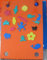 Schwimminsel mit 4 Löchern Größe 950 x 700 x 38 mm ORANGE Badespielzeug Schwimm Insel Schwimmlernhilfe NEU&Originalverpackt