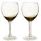 Denby - Halo Smoked Grey Large Red Wine Glasses Set of 2 - 460ml - Hand Blown Hand Finished Long Stem Large Wine Glasses Coloured - Dishwasher Safe