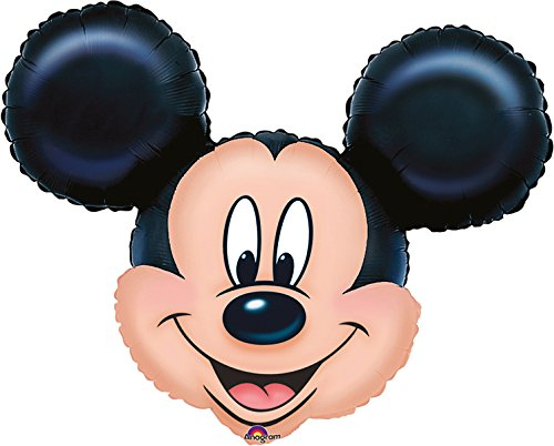 Großer Folienballon * MICKEY MOUSE * für Kindergeburtstag // SUPERSHAPE // Folien Ballon Party Helium Deko Ballongas Clubhouse Disney Micky Maus