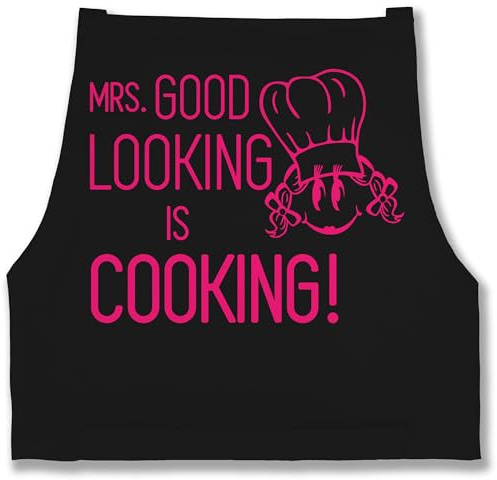 Shirtracer - Schürze - Kochschürze - Damen 1 - Mrs. Good Looking is cooking