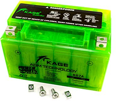 GEL-Batterie-KAGE Green YTX7A-BS 7AH für Adly/Herchee AGM AJS Aprilia ATU Baotian Barossa/SMC Benelli Benzhou Buffalo/Quelle CCF Daelim Ecobike Ering Explorer Flex Tech Generic Honda Hyosung Italjet