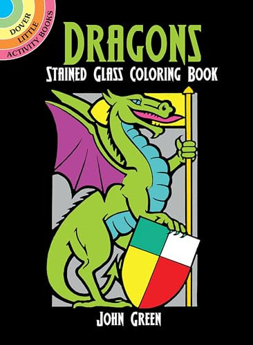 Dragons Stained Glass Coloring Book (Little Activity Books)