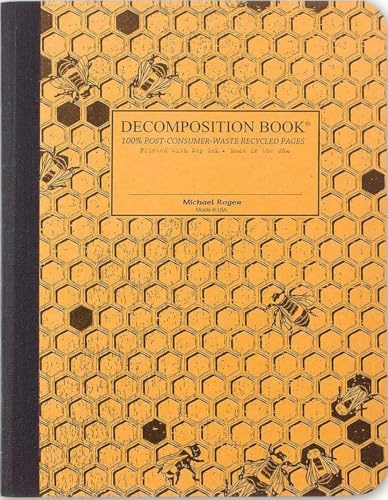 Honeycomb Decomposition Book: College-Ruled Composition Notebook with 100% Post-Consumer-Waste Recycled Pages