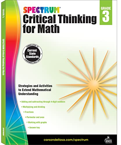 Spectrum Critical Thinking for Math, Grade 3: Volume 45