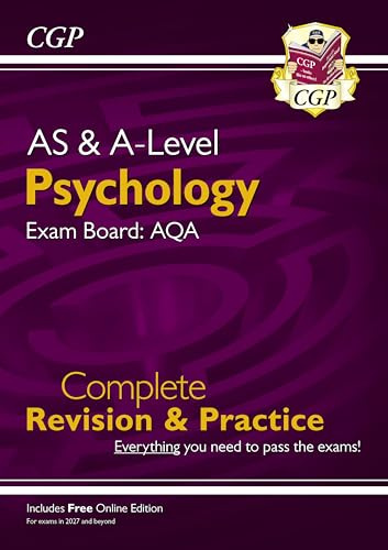 New AS&A-Level Psychology: AQA Complete Revision & Practice with Online Edition (For exams from 2027) (CGP A-Level Psychology)