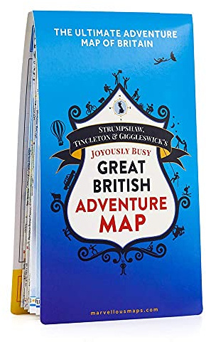 Great British Adventure Map | Discover Britain | British Adventure Map & Guide | Holiday Planning | Days Out | British Geography