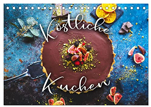 Köstliche Kuchen (Tischkalender 2026 DIN A5 quer), CALVENDO Monatskalender: Für alle Naschkatzen. (CALVENDO Lifestyle)