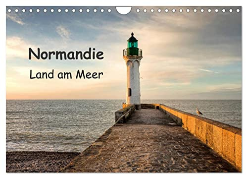 Normandie - Land am Meer (Wandkalender 2026 DIN A4 quer), CALVENDO Monatskalender: Das Meer prägt in vielfältiger Weise die Landschaft der Normandie. (CALVENDO Orte)