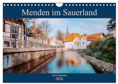 Menden im Sauerland und Umgebung (Wandkalender 2026 DIN A4 quer), CALVENDO Monatskalender: Fotografien von Menden im Sauerland (CALVENDO Orte)
