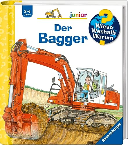 Wieso? Weshalb? Warum? junior, Band 38 - Der Bagger (Sachbuch ab 2 Jahre - mit Klappen) (junior (2-4 J.), 38)
