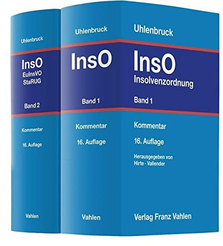 Insolvenzordnung Gesamtwerk: Kommentar in 2 Bänden