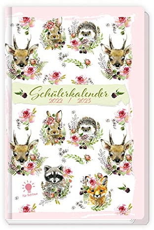 Trötsch Schülerkalender für Schlaue Waldtiere 2022/2023: Schulplaner Hausaufgabenheft Timer Terminkalender