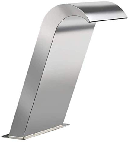ATAAY Pool-Brunnen Edelstahl-pood-Brunnen-Wasserfall-Spray-Wasserfall-Brunnen-Kaskade-Swimmingpool-Garten-Wasserspiel-Entspannungs-Teich-Wasserspiel im Freien