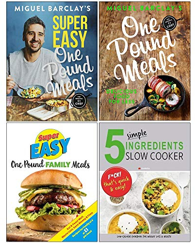 Supereinfache Ein-Pfund-Mahlzeiten, Ein-Pfund-Mahlzeiten, Supereinfache Ein-Pfund-Familienmahlzeiten, 5 einfache Zutaten Slow Cooker 4 Bücher-Sammlungsset