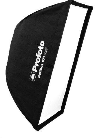 Profoto 254703 inkl. Softbox RFi Softbox 2 x 3,0 Zoll 60 x 90 cm, Silber