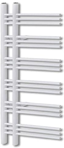 vidaXL Portasciugamano Radiatore Riscaldamento Centrale Dritto 600x1200 mm
