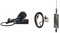 Moonraker Minor II Plus CB Radio Kit, 80 Channel, 12v/24v, with Mini Tornado Stinger Antenna and Rail Mount (Chrome)