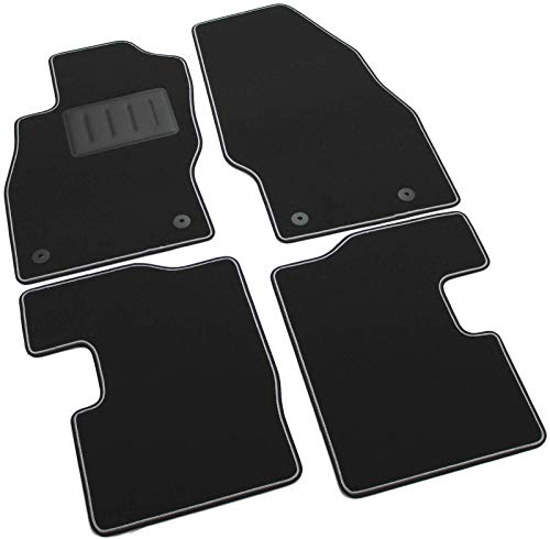 ilTappetoAuto by Fabbri3 - SPRINT03407 - Kompatibel mit Maßgeschneiderte Fußmatten für Auto aus Schwarzem Rutschfestem Teppich für Opel Corsa