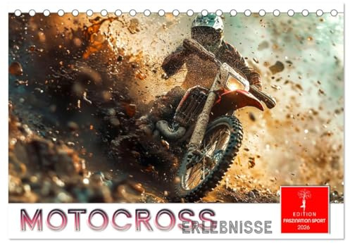 Motocross Erlebnisse (Tischkalender 2026 DIN A5 quer), CALVENDO Monatskalender: Ein fesselnder Sport aus Geschwindigkeit und Adrenalin. (CALVENDO Sport)