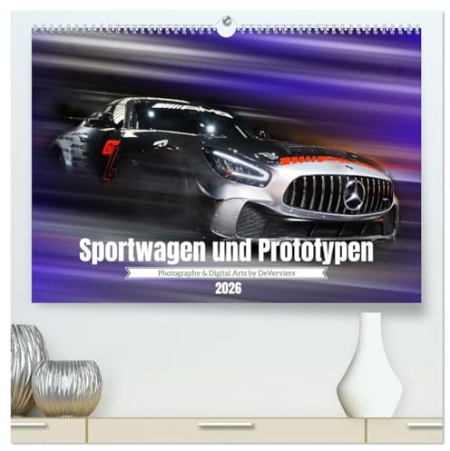 Sportwagen und Prototypen (hochwertiger Premium Wandkalender 2026 DIN A2 quer), Kunstdruck in Hochglanz: Motorsport feinster Güte (CALVENDO Sport)