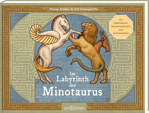 Im Labyrinth des Minotaurus: Ein Fabelwesen-Adventskalender zum Aufschneiden | Spannendes Escape-Abenteuer für Erwachsene