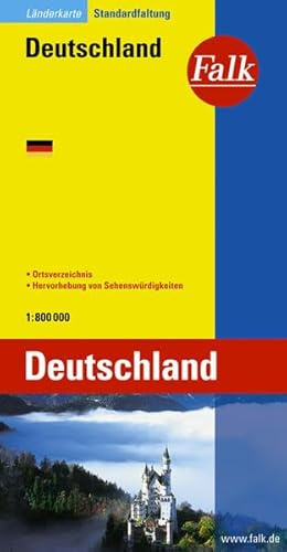 Falk Länderkarte Deutschland 1:800 000