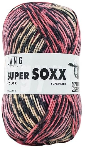 100g Lang Yarns Super Soxx color - Farbe 197