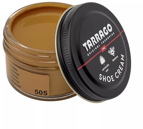 Tarrago Metal Cream 50 ml, Zapatos y Bolsos Unisex Adulto, Dorado (Cooper 505)