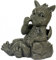 Unbekannt Süsser Gartendrache bohrt in Nase Drache Figur Gargoyle