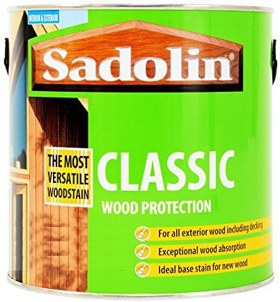Sadolin 2.5 Litre Classic Basecoat Woodstain Dark Palisander