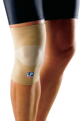 LP Support 941 Basic Kniebandage - Kompressionsbandage, Größe:L, Farbe:natur