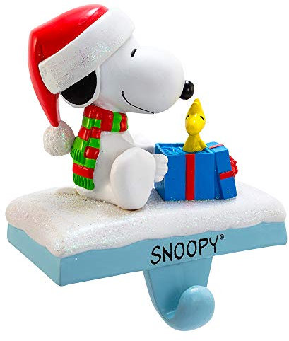 Peanuts Kurt Adler Snoopy und Woodstock Strumpfhalter, 11,7 cm