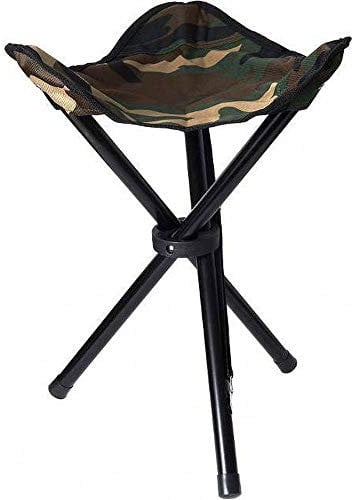 Stealth Gear Zusammenklappbarer Hocker mit 4 Beinen, Mehrfarbig