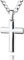 STERLL Herren Kette Silber 925 Kreuz-Anhänger aus Sterlingsilber 50cm Öko-Verpackung Geschenkideen für Männer
